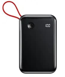 Портативна батарея Powerbank Baseus Xiaomini S Digital Display 3A 10000 mAh With Type-C Cable PPXF-A01 Black