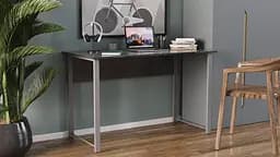 Компьютерный стол Курт 75x140x60 серый ДСП Сосна Кембра 32мм FRD-101856