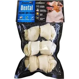 Ласощі для собак AnimAll Dental кістка мюнхенська вузлова №3, 8-9 см, 3 шт..