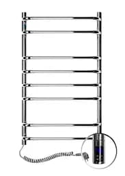 Електрична рушникосушарка Navin Симфонія 480x800 Sensor ліва з таймером 10-009133-4880, Хром, Ліве, Електронний