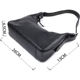 Сумка Shvigel 22833 26х13х6.5 см Чорна - мініатюра 3