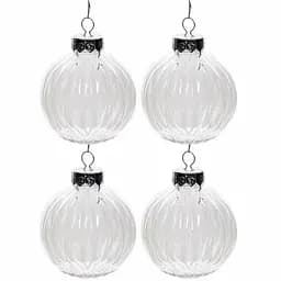 Набір ялинкових прикрас Elendekor 8 см 4 шт. (822-073)