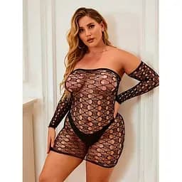 Міні сукня з нарукавниками елегантна M/XL чорна K000858