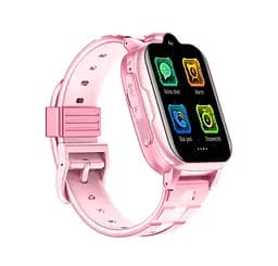 Подарунковий дитячий водонепроникний смарт-годинник Smart Watch K15 4G з камерою і GPS-відстеженням Рожевий - мініатюра 3
