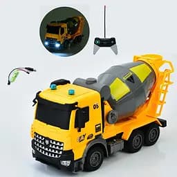Бетоносмеситель на радиоуправлении, 28 см, 1:14, свет, USB, YJ-114-2-116-1 (В ассортименте)