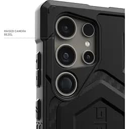 Оригінальний протиударний чохол UAG Monarch для Samsung Galaxy S24 Ultra (6.8") Carbon Fiber 214415114242 - мініатюра 12