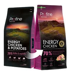 Корм сухий Profine Energy Chicken and Potatoes для активних собак усіх порід, з куркою та картоплею, 12 кг - мініатюра 8