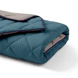 Покривало стьобане двостороннє Cosas Taupe Stone CS5 150х220 см (Blanket_84Quartz_68Sky_kt_95Aurora_150x220) - мініатюра 6