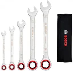 Ключі комбіновані Professional, 8,10,13,17,19мм, набір 5шт Bosch hoz0013895