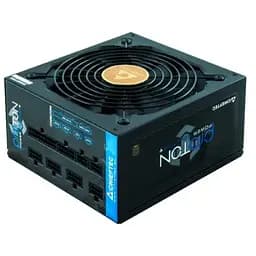 Блок живлення 850 Вт, Chieftec PROTON, Black, модульний, 80+ Bronze, Active PFC, 140 мм, 3xMolex/9xSATA/6x6+2-pin/1x20+4-pin/2x4+4-pin, захист AFC/OCP/OPP/OTP/OVP/SCP. (BDF-850C)