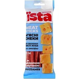 Снеки Їsta Mazdamer з м'яса птиці та сиром 80 г
