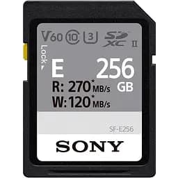 Sony Карта памяти 256GB SDXC C10 UHS-II U3 ​​V60 R270/W120MB/s
