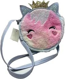 Сумочка пухнаста Принцеса, блискітки, вишивка, C59993 (В асортименті)