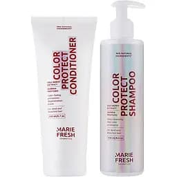 Набір шампунь та кондиціонер для волосся Marie Fresh Cosmetics Color Protect для фарбованого волосся 2 шт.