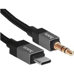 Кабель Hoco UPA32B Clever digital audio conversion cable Type-C - разъем 3.5 мм черный