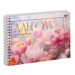 Альбом для малювання Yes Tulips A4, 20 аркушів спіраль, в асортименті (130564) - мініатюра 3