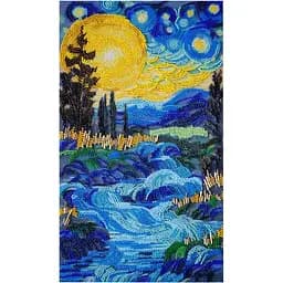 Набір для вишивання бісером Abris Art Там за водограєм на натуральному полотні AB-908  