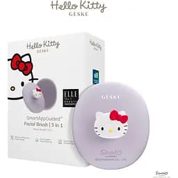 Щітка для обличчя GESKE Facial Brush З в 1 by Hello Kitty з тримачем фіолетова