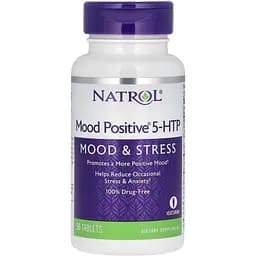 5-гидрокситриптофан Natrol Mood Positive 5-НТР 50 таблеток
