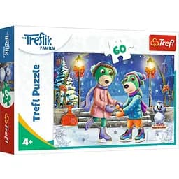 Пазлы Trefl Трефлики на катке 60 элементов