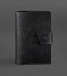 Кожаная обложка для паспорта 4.0 черная Blackwood