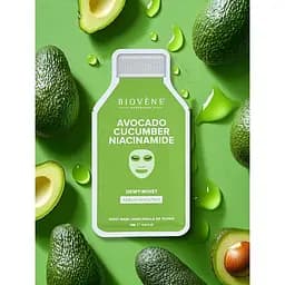 Маска для обличчя Biovene тканинна з авокадо та ніацинамідом