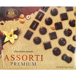Цукерки Бісквіт-Шоколад Assorti Premium шоколадні 200 г