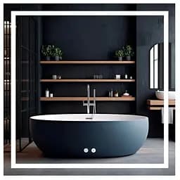 Дзеркало Qtap Mideya (MI1) квадратне з LED-підсвічуванням Touch QT2078NCF808048477