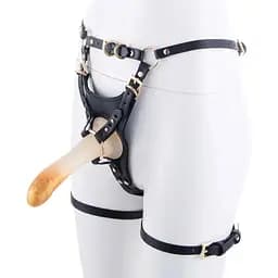 Страпон Lockink Sevanda Queen Sheba STrapon - Golden Dildo