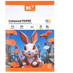 Папір кольоровий двосторонній "Orange Line" YES 954898 7 кольорів Різнокольоровий