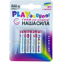Батарейка Наша Сила ЦБ-00260024 Play AAA блистер