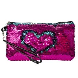 Детская косметичка с пайетками "Сердце" Lukky T16302 розовый