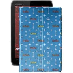Чохол StatusCASE з екошкіри для планшету Motorola Droid XYBOARD 8.2 MZ609 Фешн блакитний