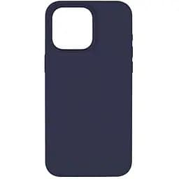 Чохол Silicone Case AA iPhone 14 Pro Max Deep Navy