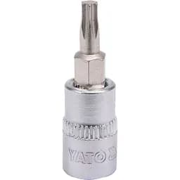 Головка торцевая Yato квадрат 1/4" TORX Т20 L=37 мм (YT-04304)