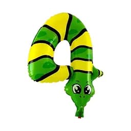 Шар воздушный фольгированный Смешные цифры - 4 (40 см), змея
