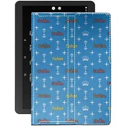 Чохол StatusCASE з екошкіри для планшету Pixus Ride 9.6 Фешн блакитний