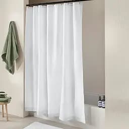 Шторка для душу та ванної Cosas з кільцями 180х200 snow, білий (ShowerCurtains_01Snow_DUK_180x200_Hook) - мініатюра 3