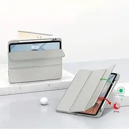 Чохол-книжка BeCover Soft Edge TPU з кріпленням Apple Pencil для Apple iPad Pro 11" M4 2024 Gray (711715) - мініатюра 4