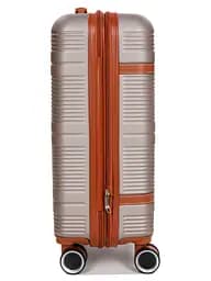 Валіза маленька S ABS-пластик Worldline Airtex 629 56×36×22см 38л Шампань - мініатюра 6