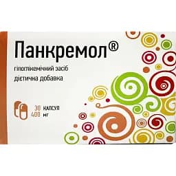 Диетическая добавка Панкремол 400 мг 30 капсул