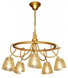 Люстра подвесная Brille кантри E14 60W G (BR-864S/5)