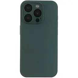 Чохол-накладка Matte скляний матовий із захистом камери AG-Glass Apple iPhone 14 Pro Cangling Green