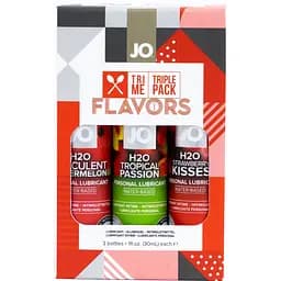 Набор лубрикантов JO Tri-Me Тройной Пакет Вкусов 3 шт. х 30 мл