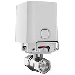 Ajax Розумний кульовий кран WaterStop 1" Jeweler, бездротовий, білий