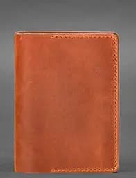 Кожаная обложка для документов 6.3 светло-коричневый Crazy Horse