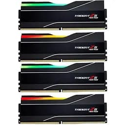 Модуль пам'яті G.Skill DDR5 256GB (4x64) Trident Z5 Neo RGB 6000Mhz Black AMD EXPO (F5-6000J3644D64GX4-TZ5NR)
