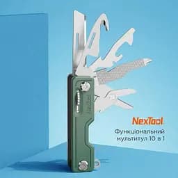 Мультитул Nextool Multi Functional Knife зелений - мініатюра 8