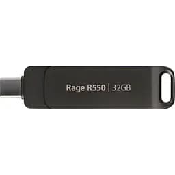 Флешка подвійна - 2 виходи Patriot Rage R550 32 GB USB-A + USB-C 3.2 (PE32GR550DSAD) - мініатюра 2