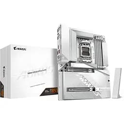 Материнська плата Gigabyte B850 AORUS STEALTH ICE (B850 AORUS STEALTH ICE) (Socket AM5, AMD B850, ATX) - мініатюра 2